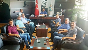 Dinar TSO'dan Başkan Sarı'ya Ziyaret