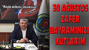 Dinar Ziraat Odası Başkanı Güçlü Kutlama Mesajı Yayınladı