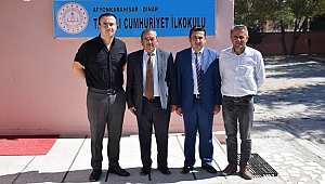 Başkan Çiçek Tatarlı'da Tüm Okulları Ziyaret etti