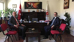 Başmakçı Bld. Başkanı Ayhan Gönüllü'den Başsavcı Selman Eskiler'e Ziyaret