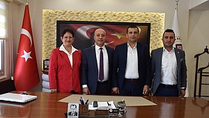 Denizli Babadağ Belediye Başkanı Ali Atlı, Başkan İsmail Taylan'ı Ziyaret etti