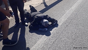 Dinar'da Kaza Ağır Yaralandı