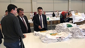 Dinar’da Mufy Tekstil ve Tensan Fabrikasına Ziyaret