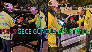 Dinar'da Polis Ekipleri Alkol Uygulaması Yaptı