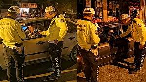 Polis Ekipleri Alkol Denetimi yapmaya devam ediyor
