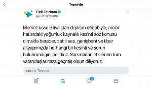 Türk Telekom'dan Hatlarda ki Kesinti ile ilgili açıklama