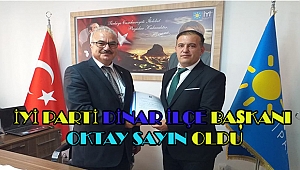 Dinar İYİ Parti İlçe Başkanlığına Oktay Sayın Atandı