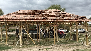 Dinar Yeşilhüyük Köyünde kendi imkanları ile köyüne hizmet etmek istedi