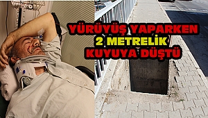 Dinarda Yürüyüş Yaparken 2 Metrelik Kuyuya Düştü