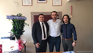 İl Başkanı Mehmet Şahin'den Dinar'da Fırat Çelik'e Hayırlı olsun ziyareti