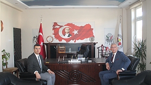 İl Müdürü Serhat Kormaz, Başkan Ayhan Gönüllü'yü ziyaret etti