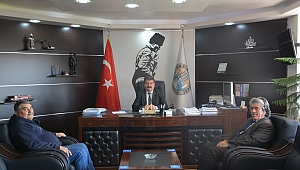 Müze Müdürü Üyümez Başkan Sarı'yı Ziyaret etti