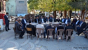 ALİ ÖZKAYA TATARLIDA VATANDAŞLARI DİNLEDİ..