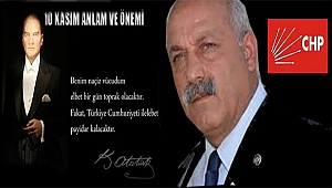 Başkan Mevlüt Er, 10 Kasım Anma Mesajı Yayınladı