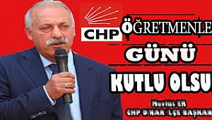Başkan Mevlüt Er, Öğretmenler Günü Kutlu Olsun