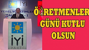 Başkan Oktay Sayın'ın 24 Kasım Öğretmenler Günü Kutlama Mesajı