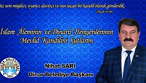 Başkan Sarı’dan Mevlid Kandili Mesajı