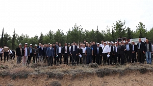 DAZKIRI'DA 700 FİDAN TOPRAKLA BULUŞTU