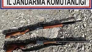 Dinar Çayüstü Köyünde Ruhsatsız İki Tüfek Yakalandı
