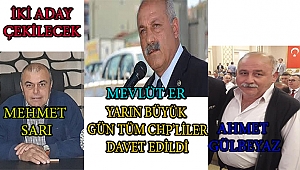 Dinar CHP’de 2 Aday Mevlüt Er İçin Çekilecek