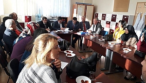 DİNAR İLÇE MİLLİ EĞİTİM MÜDÜRÜ UFUK TAŞBAŞ AKADEMİK BAŞARIYI ARTTIRMA TOPLANTISINA KATILDI