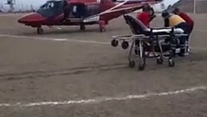 Dinar Tatarlı'dan 112 Ambulans Helikopter Hasta Götürdü