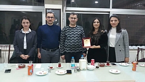 Erzurum Cumhuriyet Savcılığı görevine atanan Mutlu ÜLKER ADIGÜZEL'e Veda Yemeği Düzenlendi