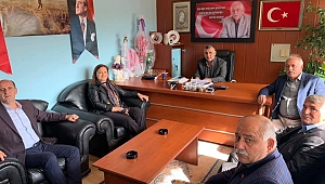 Mv. Köksal Yeni Başkan Bayram Ceylan'ı Ziyaret Etti