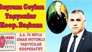 Başkan Bayram Ceylan’dan Yeni Yıl Kutlama Mesajı