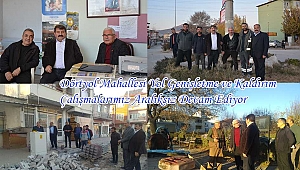 Başkan Sarı, Yeni Yıl öncesi çalışmaları yerinde inceledi