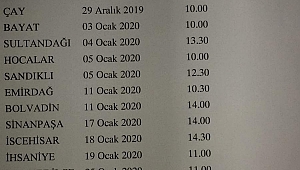 CHP Afyonkarahisar İlçe Kongre Tarihleri Belli Oldu