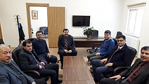 Müdür Taşbaş ve Şube Müdürlerinden MYO Müdürü Baykut'a Hayırlı Olsun Ziyareti