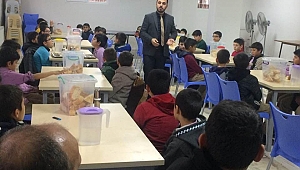Müftü vekili Gündoğan Santral Kuran Kursunda Öğrenciler ile buluştu