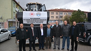 Çevre ve Şehircilik Bakanlığından Belediyemize Hibe Kepçe