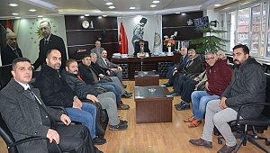 CHP Dinar İlçe Örgütünden Başkan Nihat Sarı'ya Ziyaret