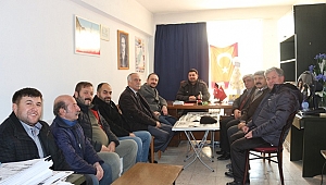 CHP Dinar İlçe Teşkilatı'ndan 10 Ocak Nedeniyle Gündem Gazetesine Ziyaret