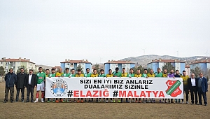 Dinar Belediye Sporumuzdan Elazığ Depremine Anlamlı Destek