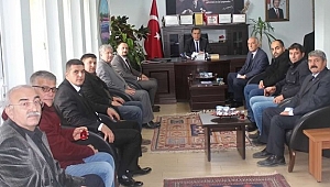 Dinar CHP'den Kaymakam Kapankaya'ya Ziyaret