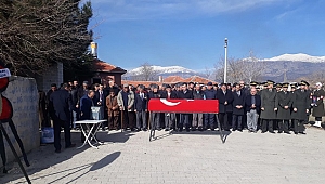 Dinar da Kore Gazisi Son Yolculuğuna Uğurlandı