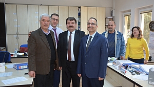 Başkan Sarı Vergi Dairesini Ziyaret Etti