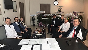 Dinar Kaymakamı Selami Kapankaya, Yeni Başhekim ve Yeni Müftü'yü Ziyaret Etti