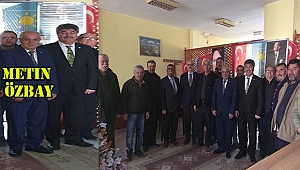 İYİ PARTİ DAZKIRI İLÇE BAŞKANLIĞINA METİN ÖZBAY SEÇİLDİ