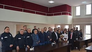 Kamu Sen Dinar Temsilciliği Başkan Sarıyı ziyaret etti