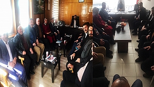 Muhtarlar Derneğinden Yeni Başhekime ve İlçe Müftüsüne Ziyaret