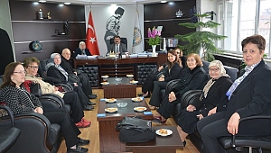 Yeni Başkan Aynur Toker'den Başkan Sarı'ya Ziyaret