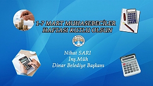 Başkan Sarı dan Muhasebeciler Günü mesajı