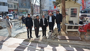 Başkan Sarı ilçemizde yapılan çalışmaları yerinde inceledi