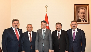 Başkan Sarı “Menderes Nehri Projesi” için Bakan Pakdemirli ile görüştü