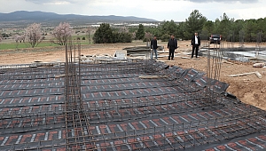 Başkan Sarı Sokak Hayvanları Merkezi inşaatında incelemelerde bulundu
