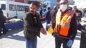 Belediyemizden Pazar Yerinde Virüs Tedbiri